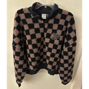 PINK Sherpa pullover